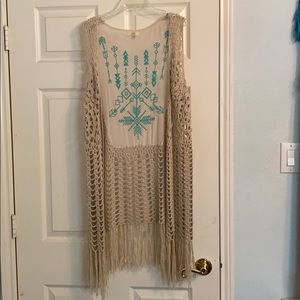 Sleeveless cardigan
